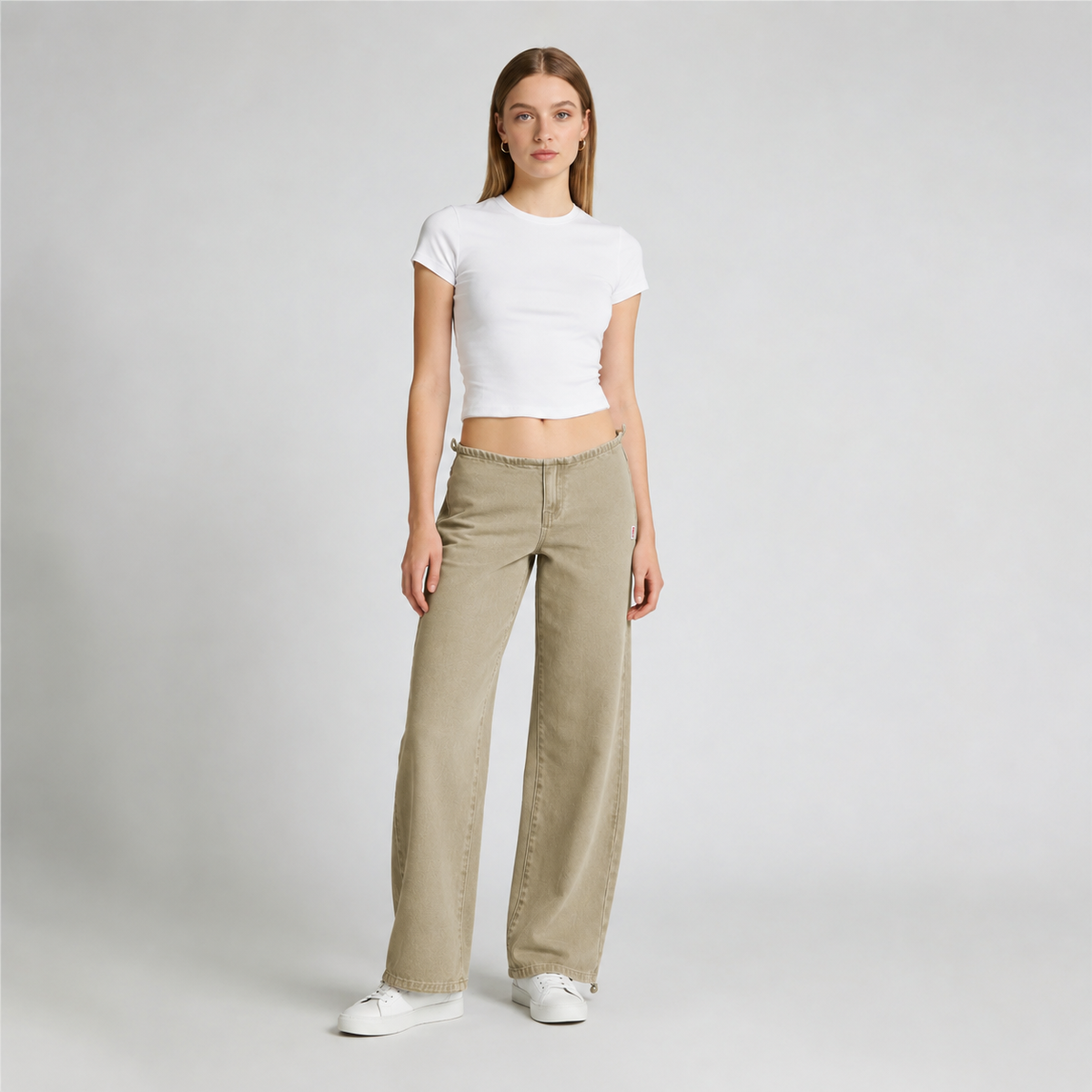 Ludmilla AdjustFit™ Low-Rise Wide-Leg Jeans