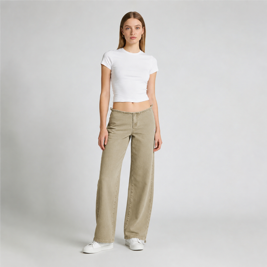 Ludmilla AdjustFit™ Low-Rise Wide-Leg Jeans