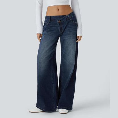Wide-leg jeans for women - full length