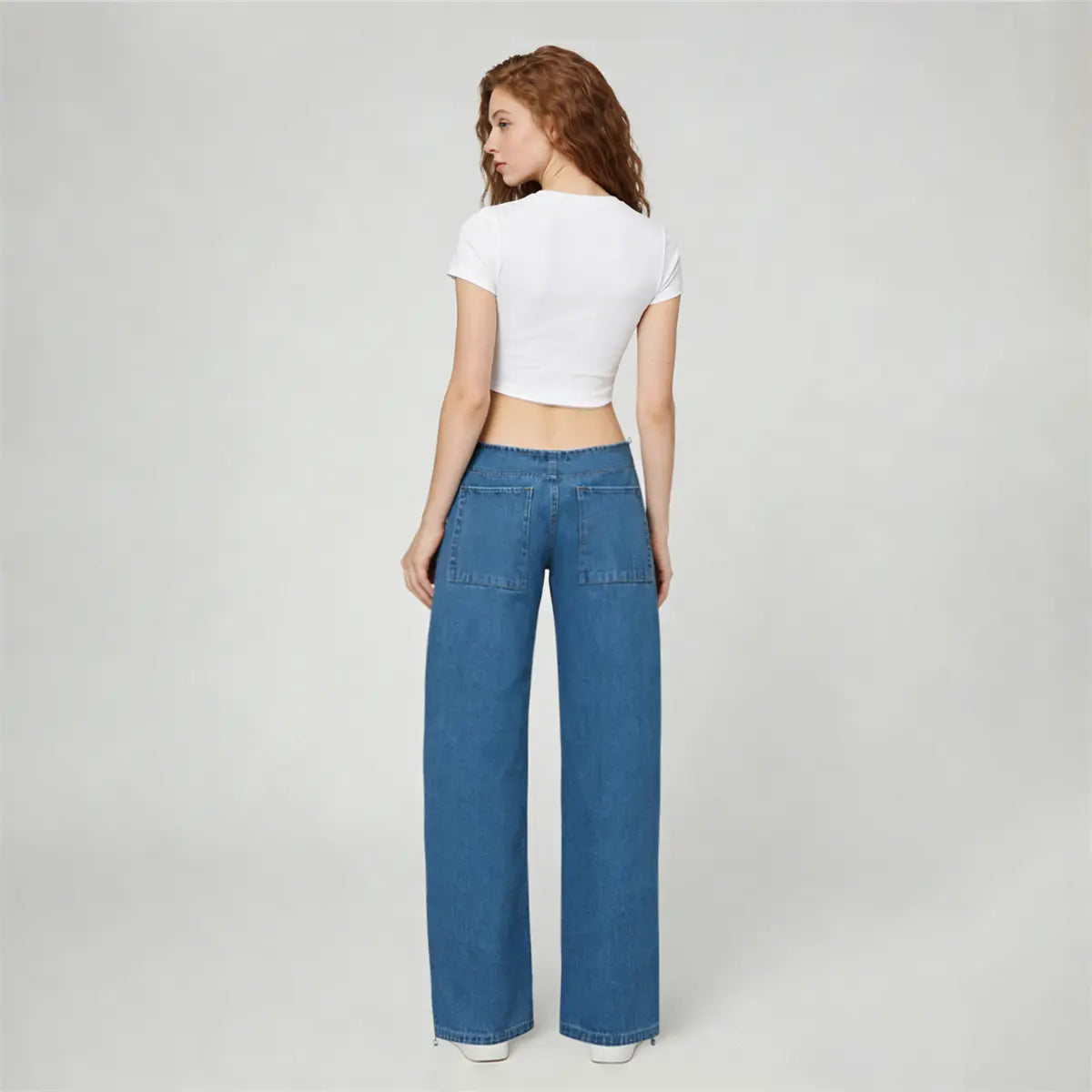 Ludmilla AdjustFit™ Low-Rise Wide-Leg Jeans