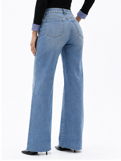 CurveLift™ High-Rise Wide-Leg Jeans