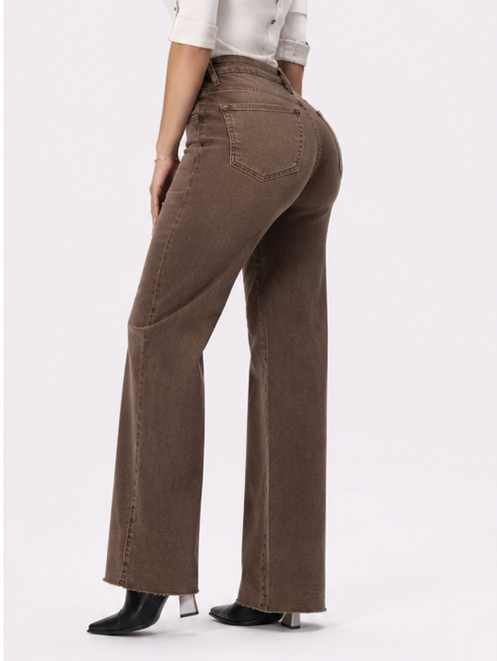 CurveLift™ High-Rise Wide-Leg Jeans
