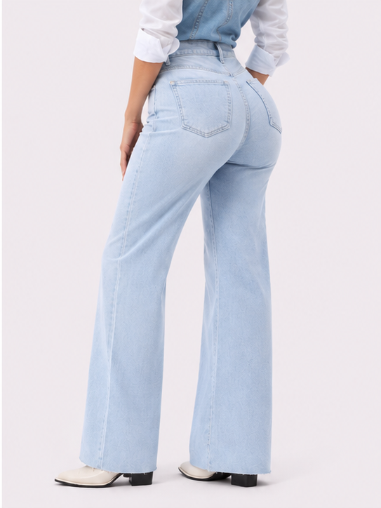 CurveLift™ High-Rise Wide-Leg Jeans